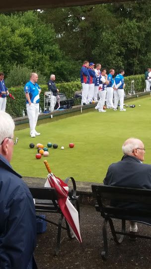 IBC President Jim Savage watching Scotland v England at BIBC in Wales 2016 IBC President Jim Savage watching Scotland v England at BIBC in Wales 2016