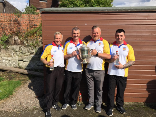 L-R David Junor (S), Davie Guild, Russell Lunt & Ciaran Gallagher