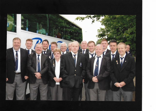 2012 Finals Day of Scottish Inter County Top Ten at Colinton. After winning their semi final IBC put up a very creditable performance in the final against Kirkliston the reigning champions and IBC finished runners up. (L-R) C Beveridge, S Marshall Jnr, H Cunningham, Gav Bruce, S Marshall Sen, M Foster, J Savage, R Junor, G Bruce, R Cunningham, I Junor, G Wilson, G Tate, D Junor