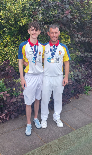 Scottish Pairs Semi Finalists Aaron Miller and Stevie Miller (S)